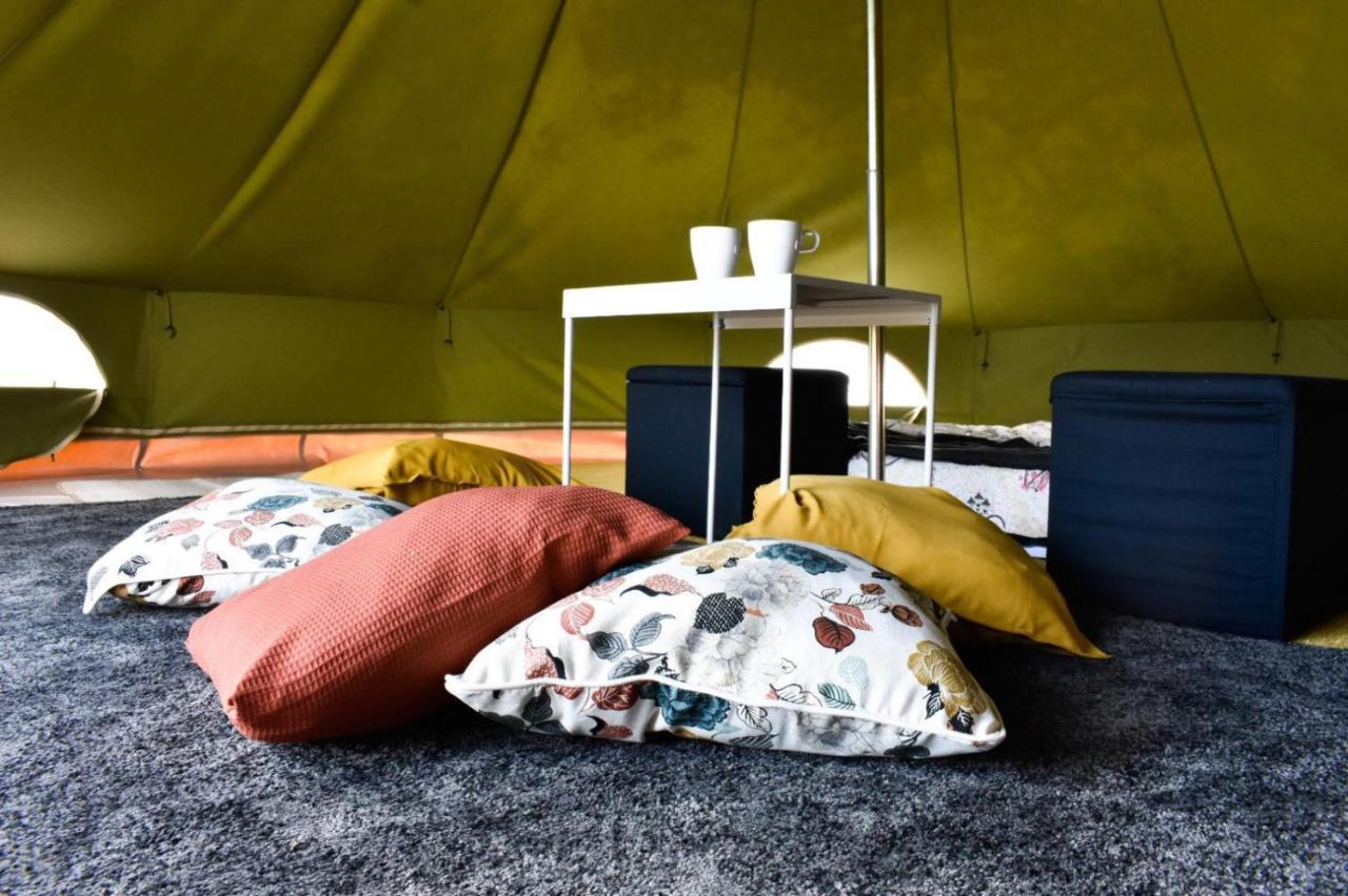 Belltent Savica Zagreb Buitenkant foto